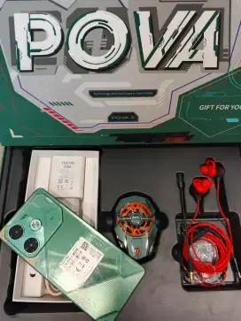 Tecno Pova 6 12/256 Lengkap Fullset Original Paket Besar