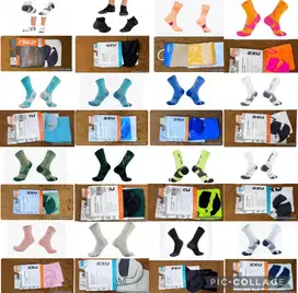 2XU light cushion socks kaos kaki lari running