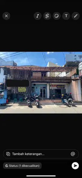 Jual Ruko Depan stasiun Kejaksan Kota Cirebon Cocok untuk kantor/kos