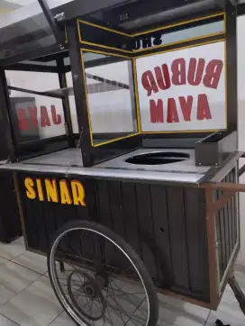 Gerobak Bubur Ayam Full Alumunium
