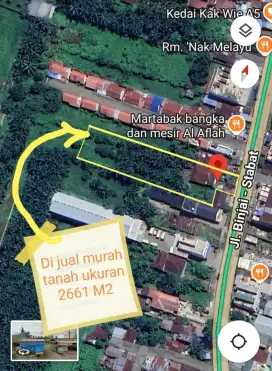 Dijual cepat dan murah tanpa perantara,  sebidang tanah dan rumah