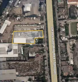 Sewa Tanah + Workshop + Kantor 8.500m² Cakung Cilincing