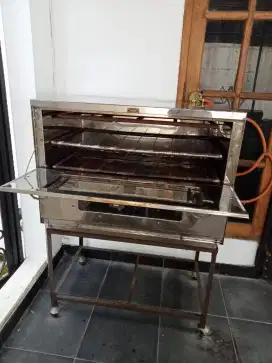 Jual oven gas stainless 2 deck