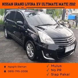 Nissan Grand Livina XV Ultimate Matic 2012 Mulus Siap Pakai No PR