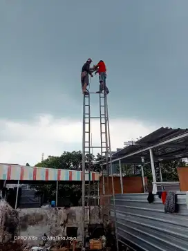 Pemasangan filter air dan instalasi pipa air dan sumur bor