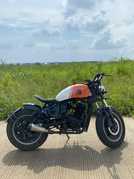 custom yamaha byson bobber