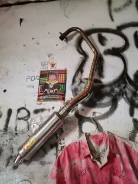 Knalpot motor second