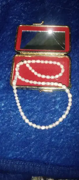 Kalung mutiara asli