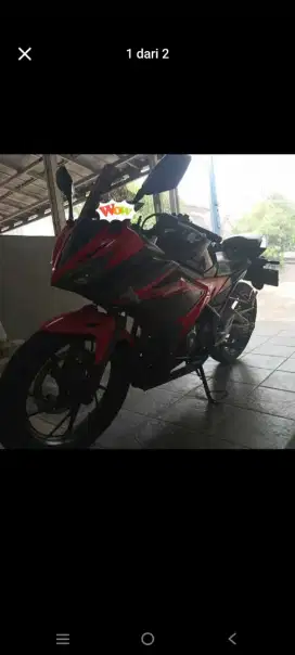Di jual honda cbr 150r tahun 2017