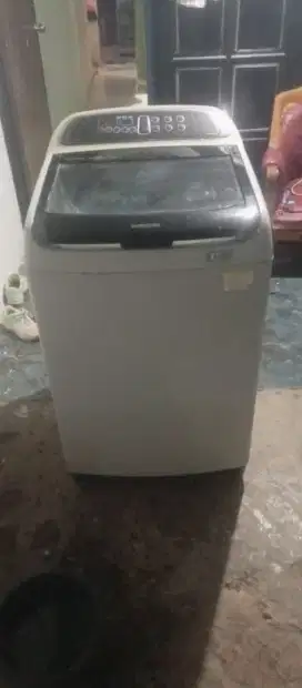 Mesin cuci merk sansung 9,5kg bekas