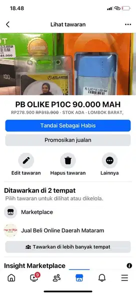PB OLIKE P10C 90.000 MAH