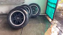 Velg black mamba ring 20