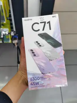Realme c71 4/128 battre besar 6300 mah