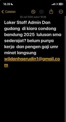 Info Loker Bandung Terbaru 2025