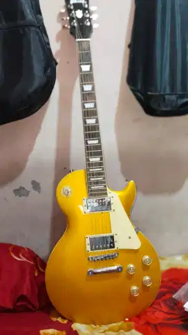 Gitar Elektrik Gibson Les Paul Gold Top Custom