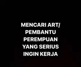 Di cari ART/semi sus untuk menemani orang sakit