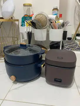 Set Masak Anak Kos: Panci Listrik dan Magic Com