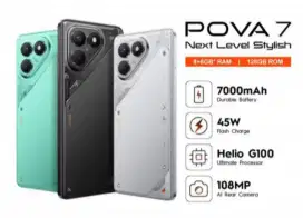 Tecno pova 7 berbagai tipe ada