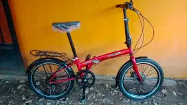 Sepeda lipat GORIN banyak part baru mulus