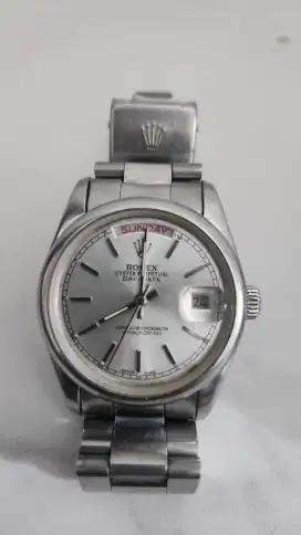 Rolex Daydate silver