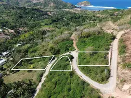 Tanah murah dekat pantai Areguling Lombok. Cocok untuk villa