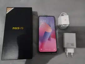 Handphone Poco F3 Black Fullset (Nego sampe Jadi)