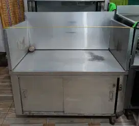 Tempat panci dan kompor stainless panjang 110 cm