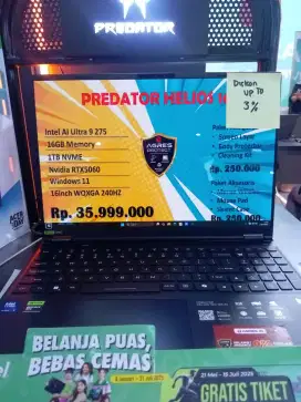CICILAN LAPTOP MERK PREDATOR DENGAN HOME CREDIT