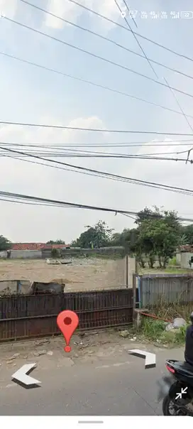 Di sewakan tanah di tepi jalan raya area Bantar gebang kab Bekasi