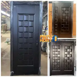 COD Pintu Baja Premium Ukuran Tinggi 210/220/230/240 Sudah Full Set