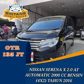 NISSAN SERENA X 2.0 AT AUTOMATIC 2000 CC BENSIN TAHUN 2016 (4X2)