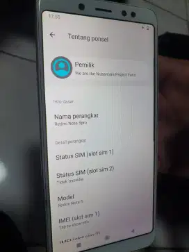 REDMI NOT 5 PRO RAM 4/64 GB