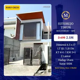 Rumah Baru Sutorejo Timur Mulyosari dkt Wisma Permai Galaxy Mall ITS