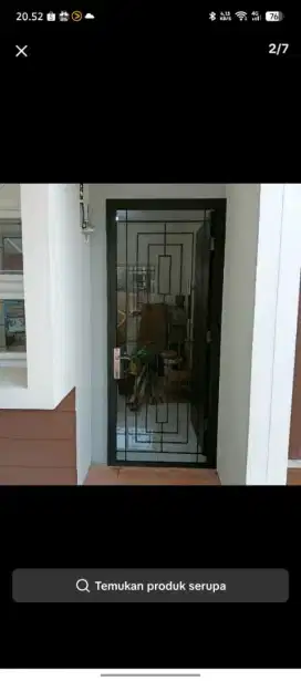 Bengkel las Lampung tralis kanopi pintu pagar gerbang tangga
