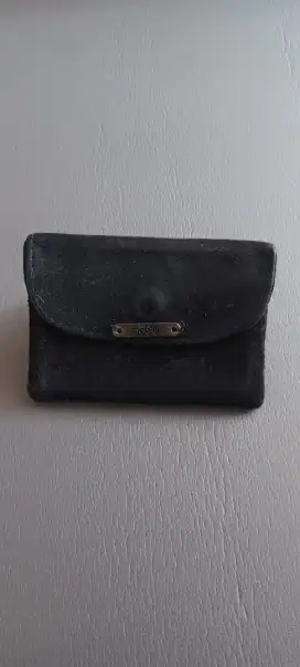 Dompet Kartu Hitam Suede