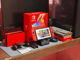 Nintendo Switch Oled C*F*W 512gb 2023 Mario edition like new fullset !