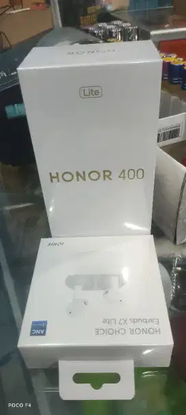 Honor 400 lite 5G 8/256 free tws garansi resmi