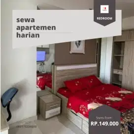 Di sewakan apartemen harian treepark serpong BSD Tangerang selatan