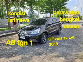 Nissan Grand Livina 1.5 sv matic 2018, Asli Ab tgn pertama