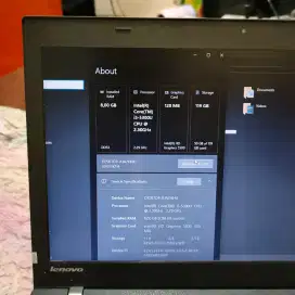 JUAL MURAH LENOVO THINKPAD T450 CORE I5 RAM 8GB SSD 128GB