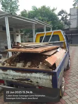 Buang puing dan sewa pickup Cinere dan sekitarnya