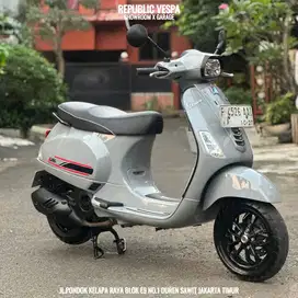 PIAGGIO VESPA S 125 IGET LED FACELIFT Tahun 2022 WARNA GREY AVEO