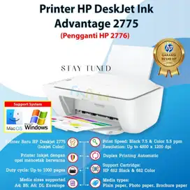 HP DeskJet Ink Advantage 2775 All-in-One Printer