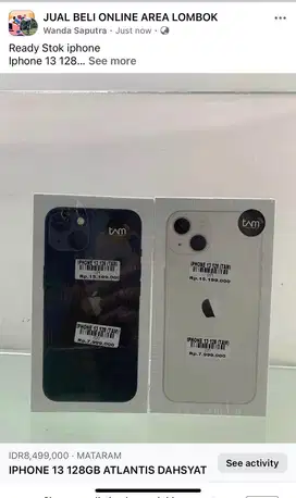 PROMO IPHONE 13 128GB ATLANTIS DAHSYAT