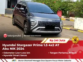 [ LOW KM 4RB ] Hyundai Stargazer Prime 1.5 4x2 AT Abu NIK 2024/2025