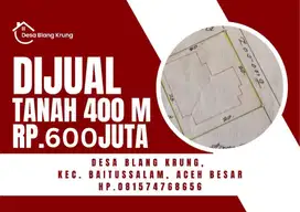 Jual tanah perbatasan Banda Aceh dan Aceh Besar