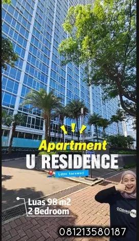 Disewakan apartment 2 bedroom di u Residences lippo karawaci