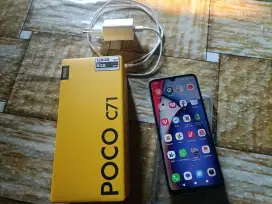 poco c71 4+4/128gb Hitam