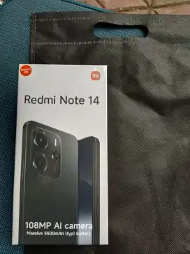 Xiaomi redmi note 14 4g ram 8/256gb segel dus