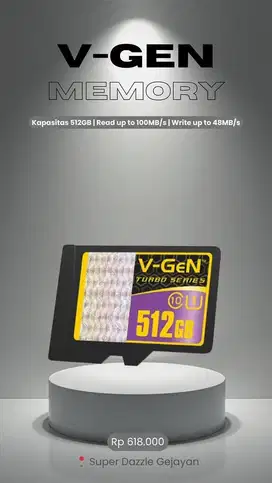 V-GEN MEMORY CARD 512GB